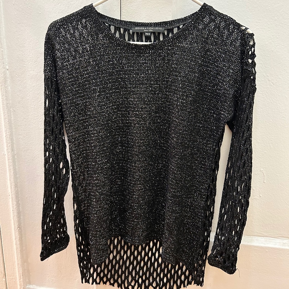 Generation Love Black Metallic Long Sleeve